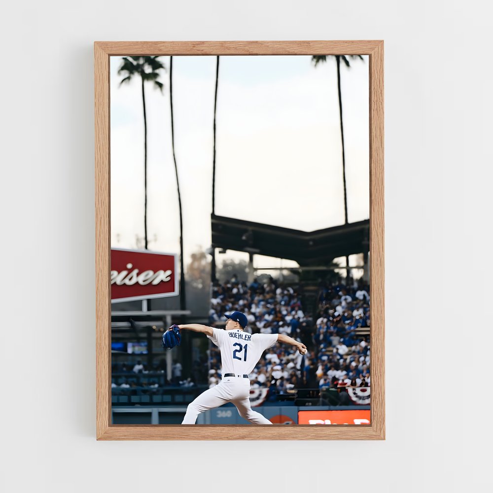 Poster Walker buehler lance – affiche Baseball (vue 4)